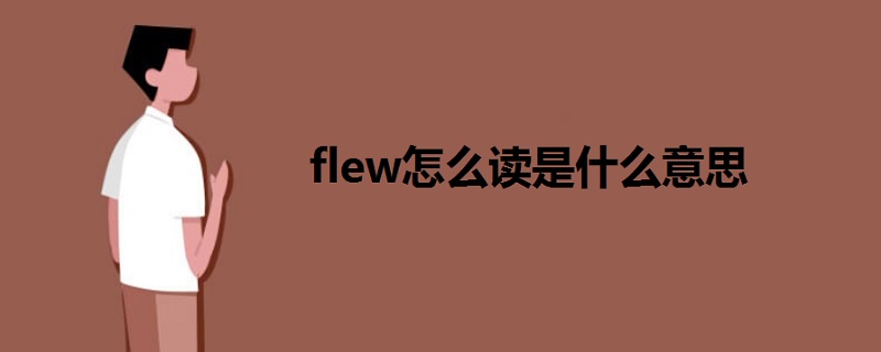 flew怎么读是什么意思