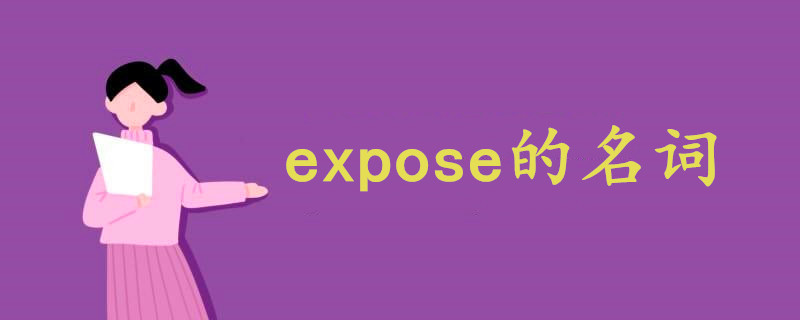 expose名词