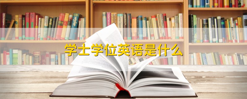 学士学位英语是什么