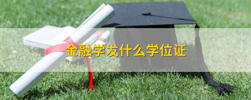 金融学发什么学位证