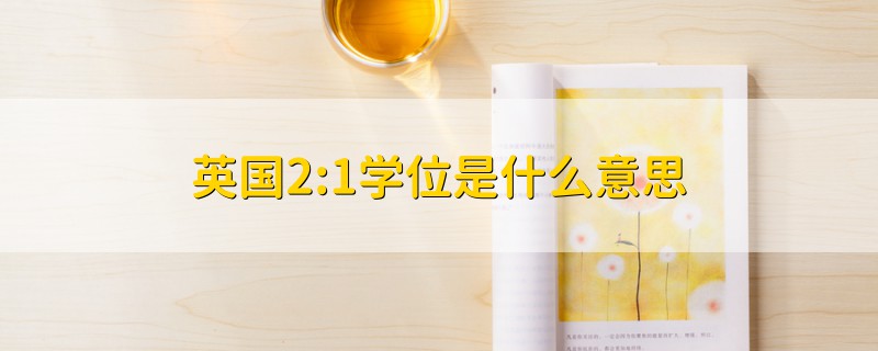 英国2:1学位是什么意思