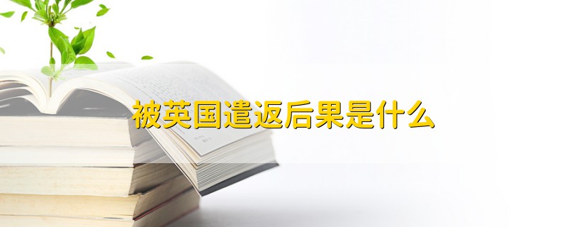 被英国遣返后果是什么