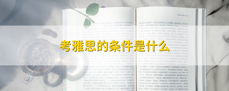 考雅思的条件是什么