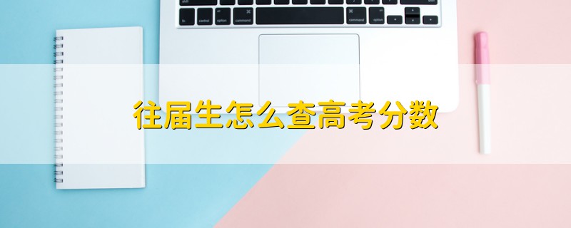 往届生怎么查高考分数