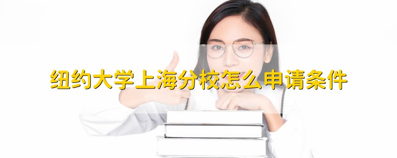 纽约大学上海分校怎么申请条件