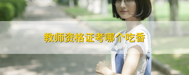 教师资格证考哪个吃香