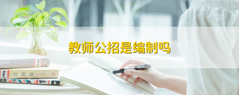 教师公招是编制吗