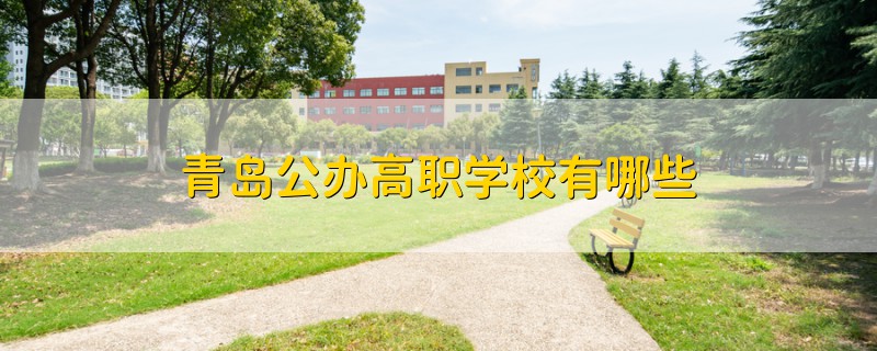 青岛公办高职学校有哪些