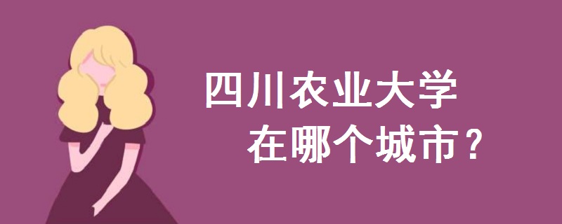 四川农业大学在哪里个城市