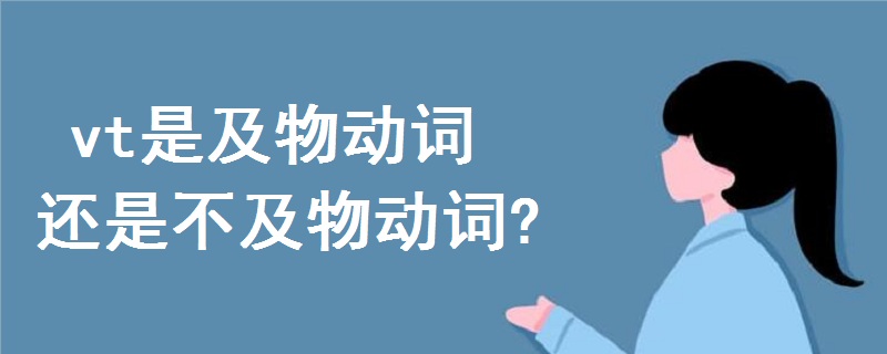 vt是及物动词还是不及物动词