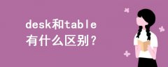 desk 和table有什么区别