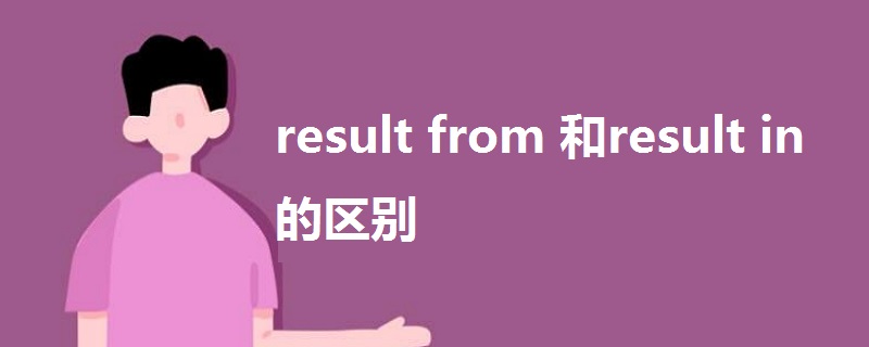 result from 和result in的区别