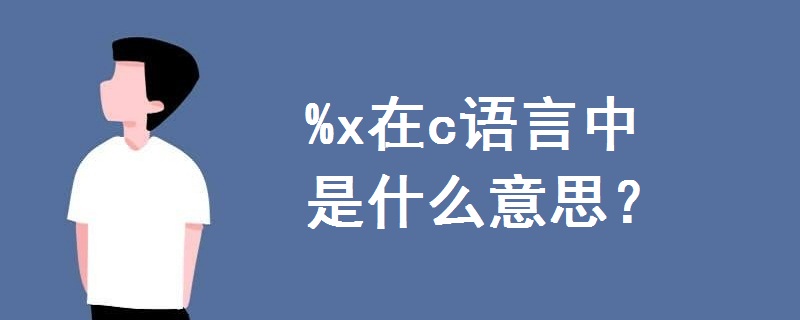 %x在c语言中是什么意思