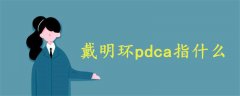 戴明环pdca指的是