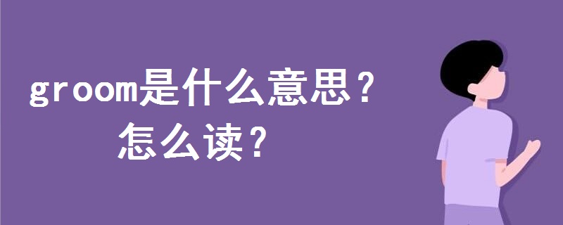 groom是什么意思,怎么读