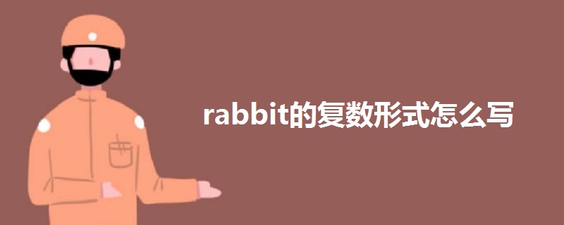 rabbit的复数形式怎么写