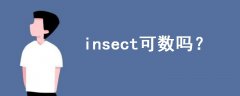 insect可数吗