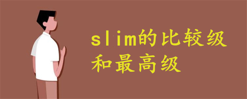 slim的比较级和最高级