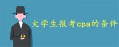 cpa报考条件大学生