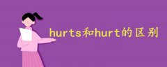 hurts和hurt的区别