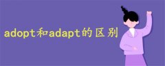 adopt和adapt的区别