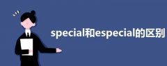 special和especial的区别