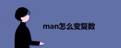 man怎么变复数