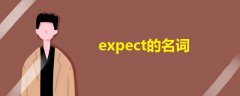 expect的名词