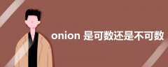 onion是可数还是不可数