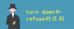 turn down和refuse的区别