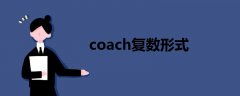 coach复数形式