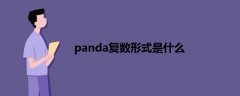 panda复数形式是什么