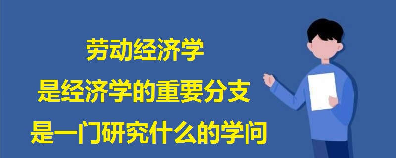 劳动经济学是经济学的重要分支是一门研究什么的学问