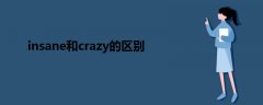 insane和crazy的区别