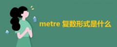 metre复数形式是什么