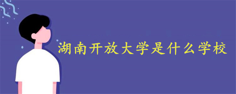 湖南开放大学是什么学校