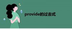 provide的过去式