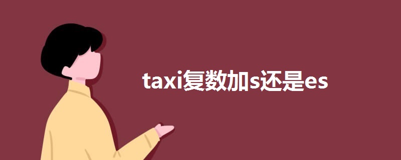 taxi复数加s还是es