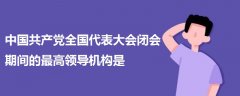 中国共产党全国代表大会闭会期间的最高领导机构是