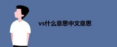 vs什么意思中文意思