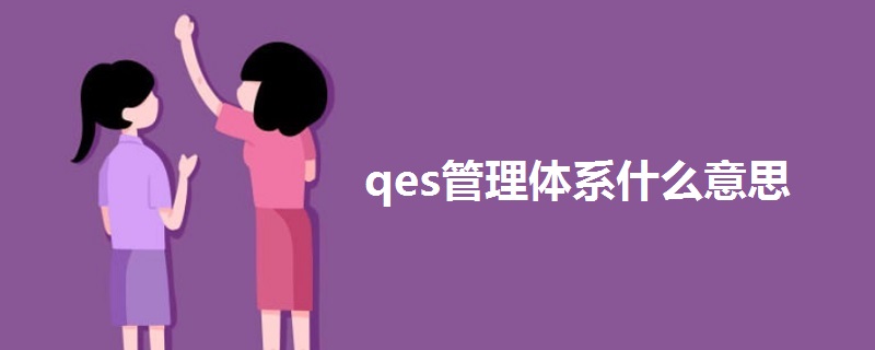 qes管理体系什么意思