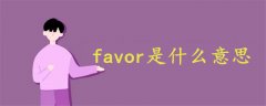 备注favor是什么意思