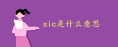 sic是什么意思