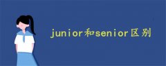 junior和senior区别