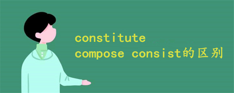 constitute compose consist的区别