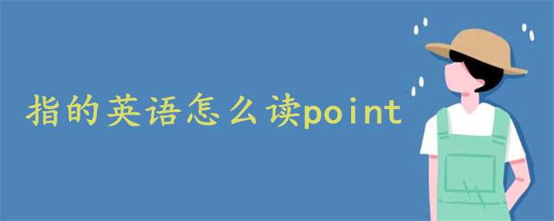 指的英语怎么读point