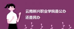 云南新兴职业学院是公办还是民办