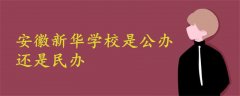 安徽新华学校是公办还是民办