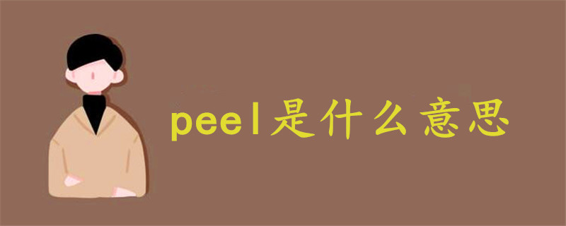 peel是什么意思中文