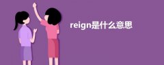 reign是什么意思